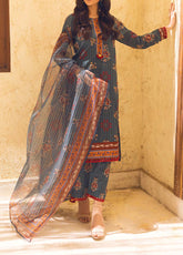 D#10 Salitex Riwayat Digital Printed Lawn Collection 223